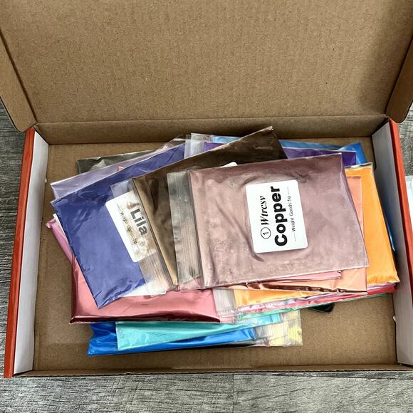 Complete Kit for Bath Bomb DIY Making with Heat Gun, Molds, Mica Powder, Bags - Picture 5 of 10